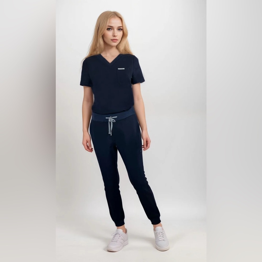 Modern Med Scrubs Set